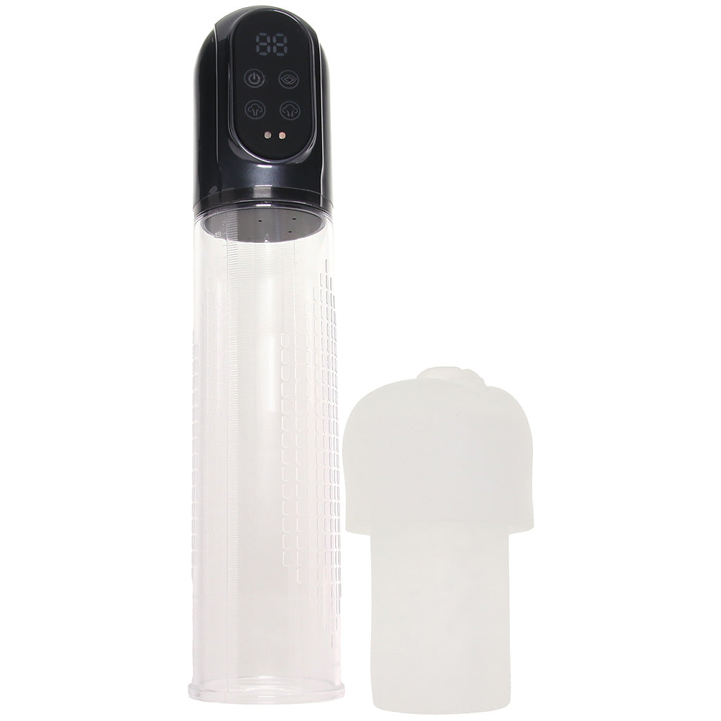 Pumped Engage Penis Pump and Masturbator - Tophatter's Adult Sex Toys Online Male Masturbators > Self-Contained Strokers - Tophatter Daily Deals