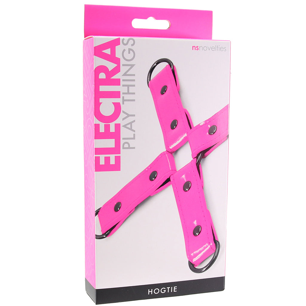 Electra Play Things Hog Tie in Neon Pink - Tophatter's Adult Sex Toys Online Bondage and Fetish > Restraints - Tophatter Daily Deals
