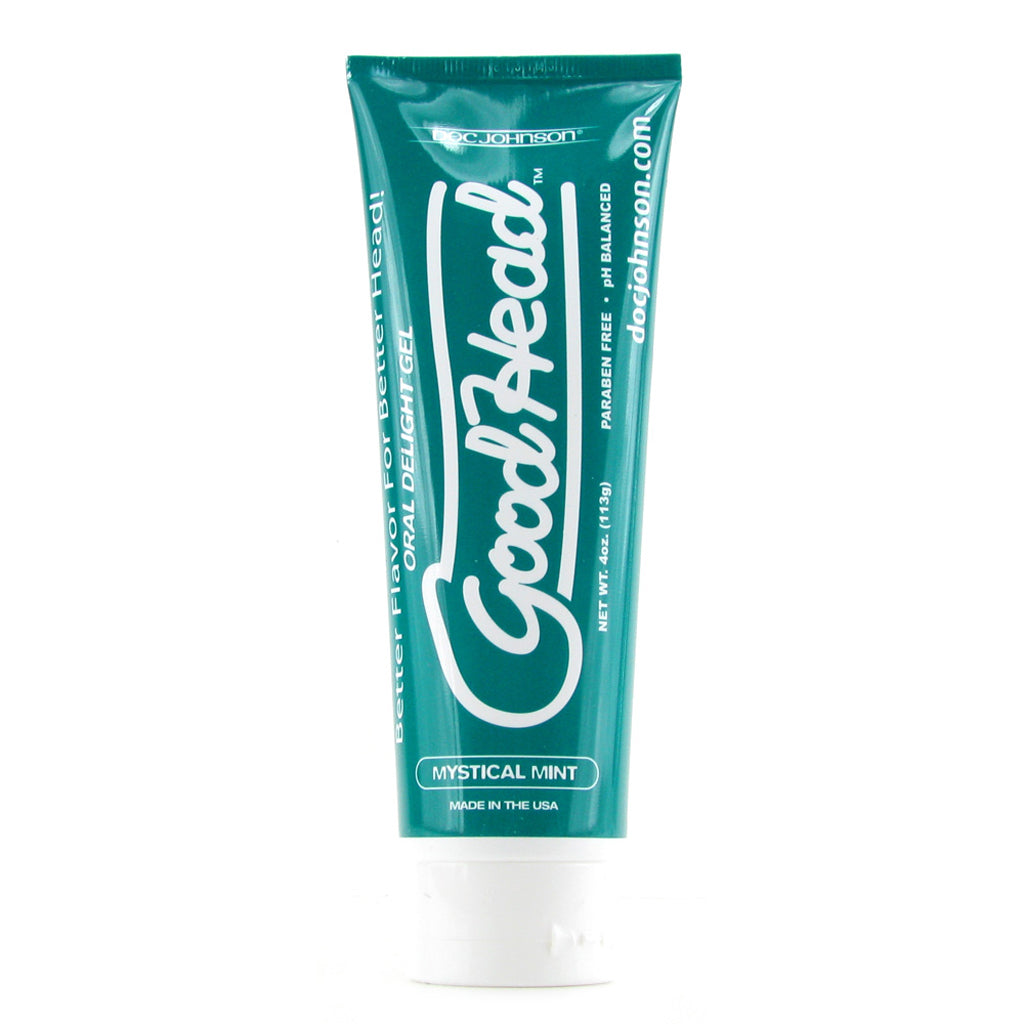 GoodHead Oral Delight Gel 4oz/113g in Mystical Mint - Tophatter's Adult Products Lubes and Lotions > Flavored Sex Lubes - Tophatter Daily Deals