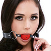Lux Fetish Breathable Ball Gag in Red Bondage and Fetish > Ball Gags & Mouth Restraints - Tophatter Daily Deals