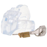 Blueline Small Dick Acrylic Mini Chastity Cage Bondage and Fetish > Cock and Ball Devices - Tophatter Daily Deals