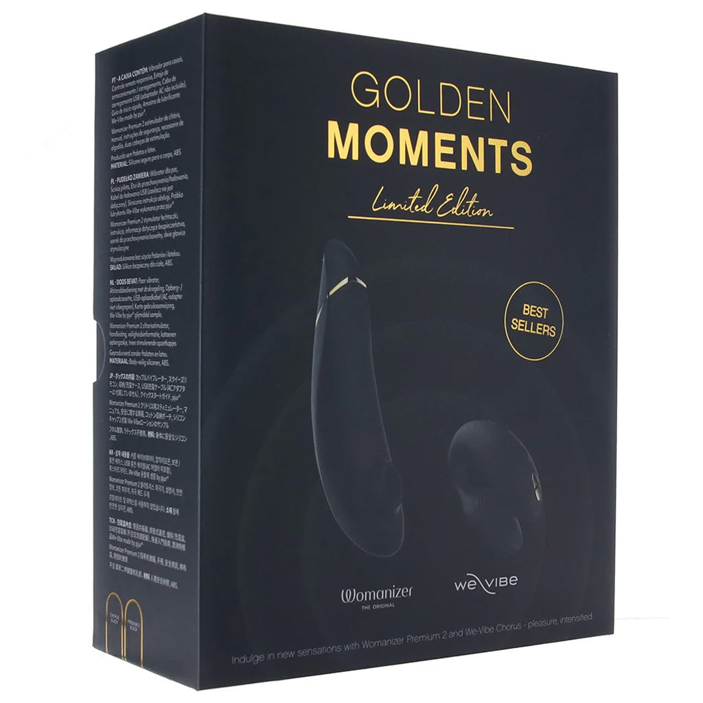 We-Vibe + Womanizer Golden Moments Limited Edition Vibrators > Clitoral Stimulators - Tophatter Daily Deals
