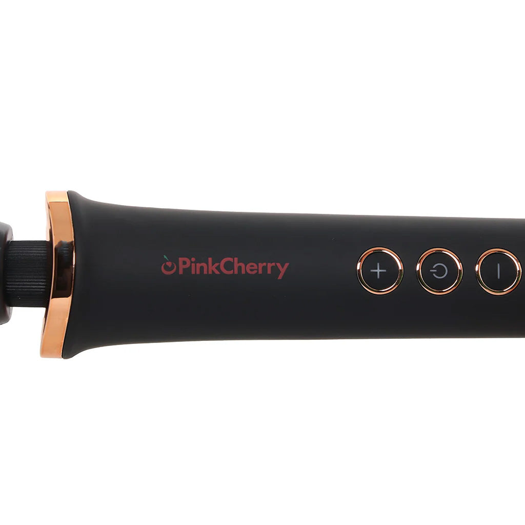 PinkCherry Rechargeable Wand in Black Vibrators > Wands - Tophatter Daily Deals