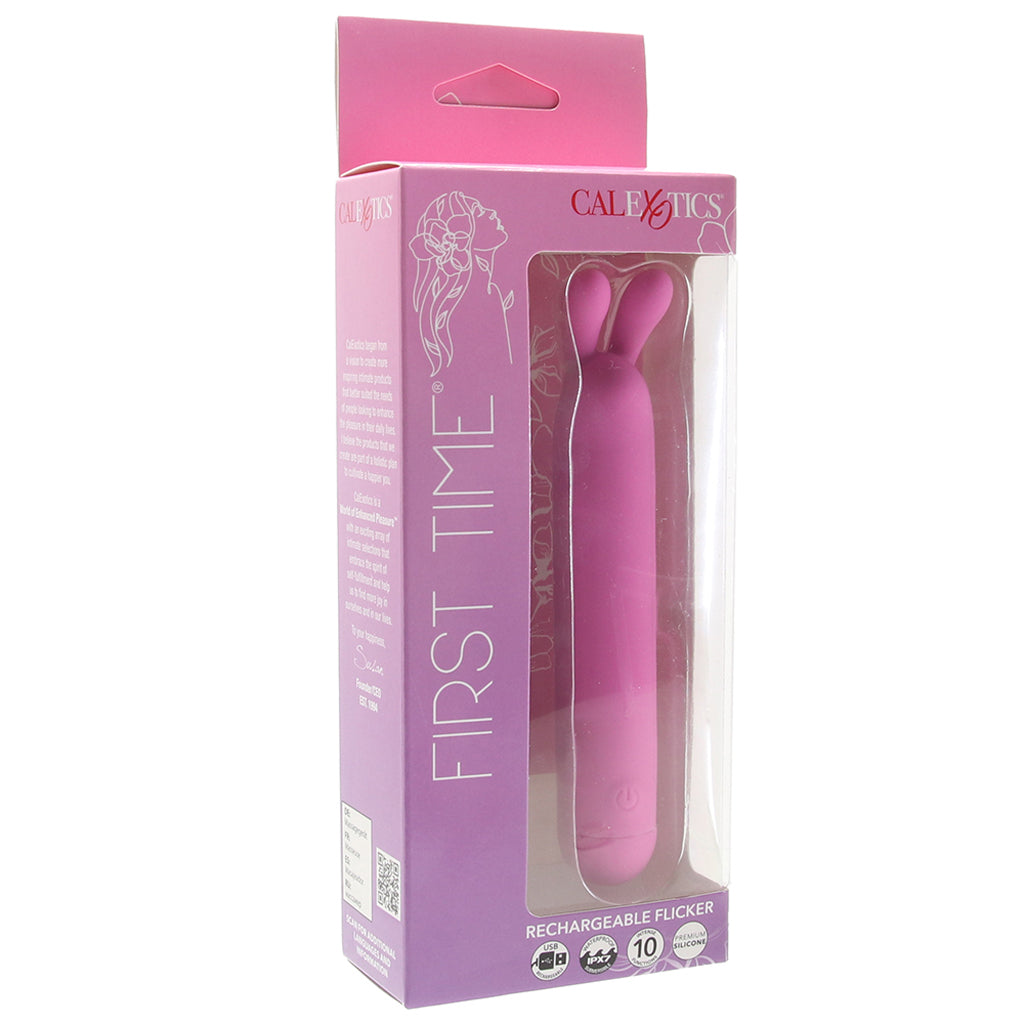 First Time Rechargeable Flicker Vibe Vibrators > Clitoral Stimulators - Tophatter Daily Deals