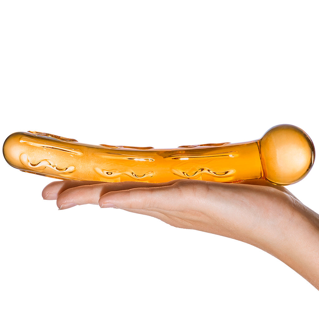 gläs Orange Tickler Glass Dildo - Tophatter's Adult Sex Toys Online Dildo Sex Toys > Pyrex Glass Dildos - Tophatter Daily Deals