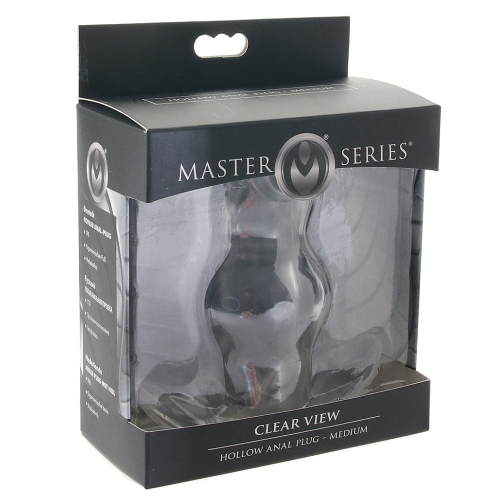 Master Series Clear View Hollow Anal Plug - Tophatter's Adult Products Anal Sex Toys > Butt Plugs - Tophatter Daily Deals