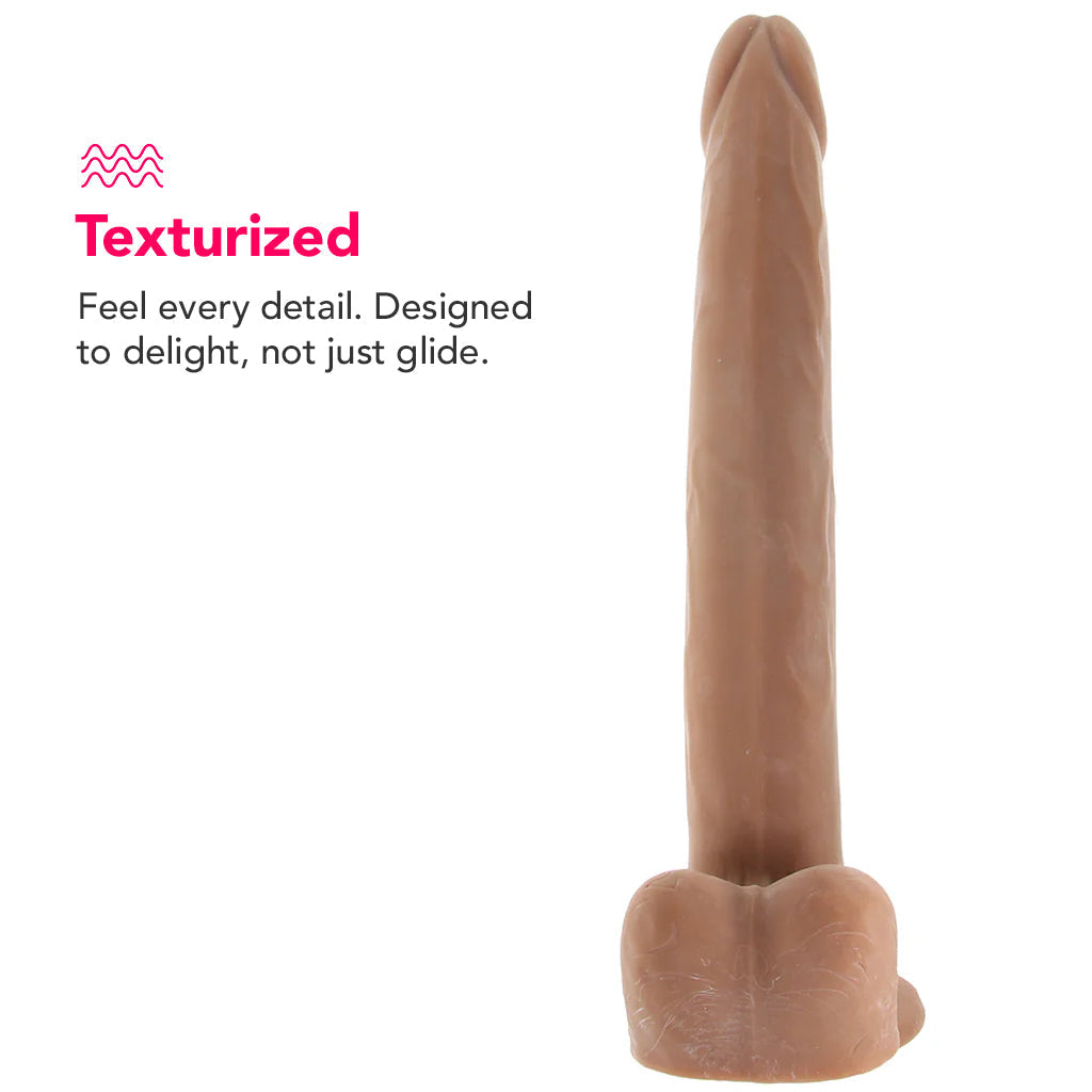 Size Queen 12 Inch Dildo in Brown Dildo Sex Toys > Realistic Dildos - Tophatter Daily Deals