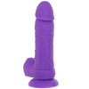 PinkCherry 7 Inch Purple Silicone Ballsy Dildo Dildo Sex Toys > Realistic Dildos - Tophatter Daily Deals