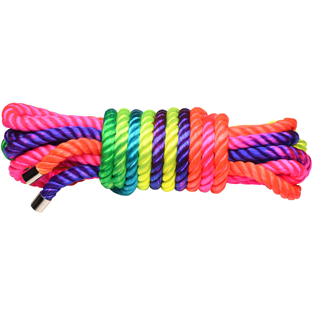 Master Series Rainbow Rope in 16'/4.8m - Tophatter's Adult Sex Toys Online Bondage and Fetish > Restraints - Tophatter Daily Deals