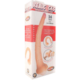 Real Cocks 14 Inch Masturbator and Dildo in White Dildo Sex Toys > Realistic Dildos - Tophatter Daily Deals