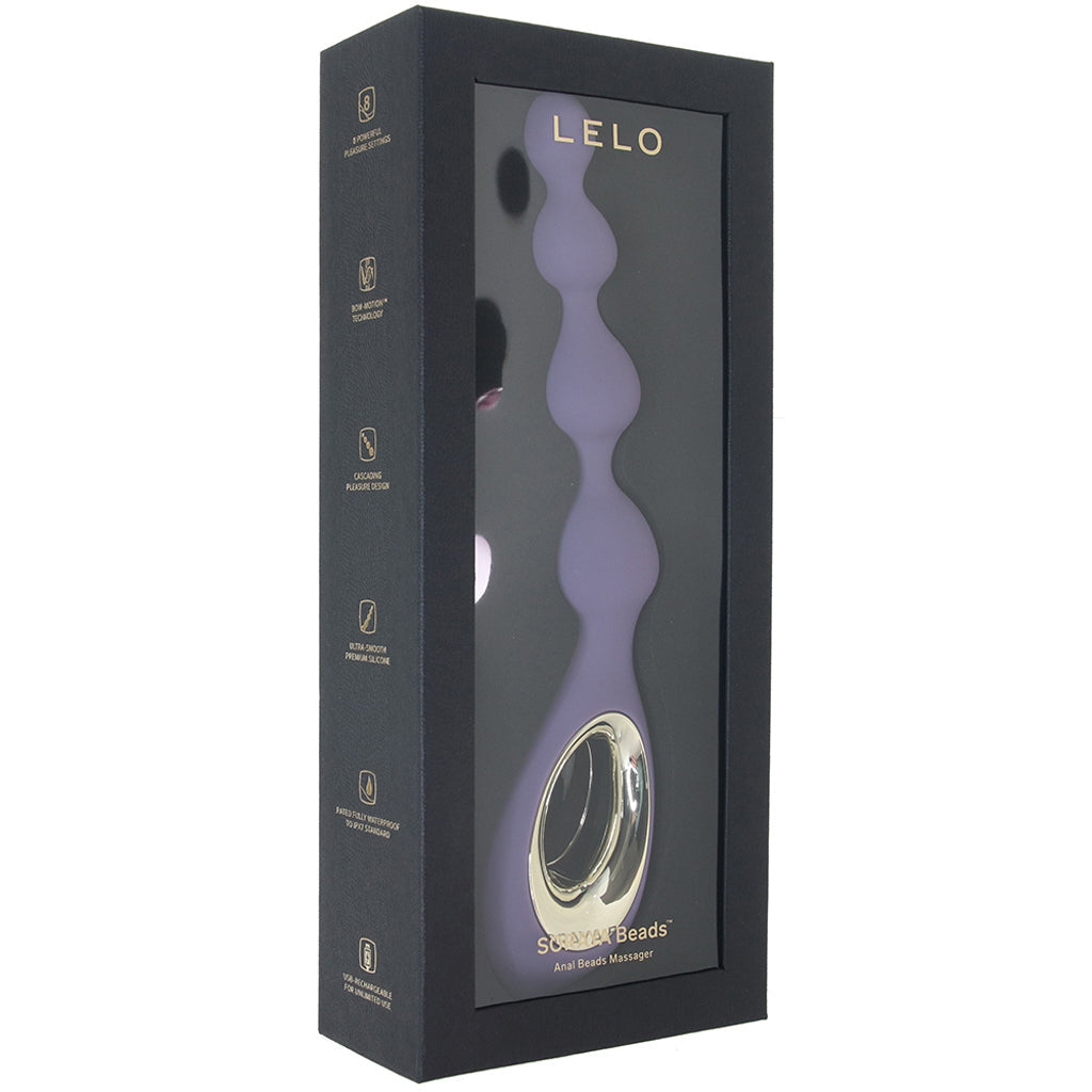 SORAYA Anal Beads Massager in Violet Dusk Anal Sex Toys > Anal Vibrators - Tophatter Daily Deals