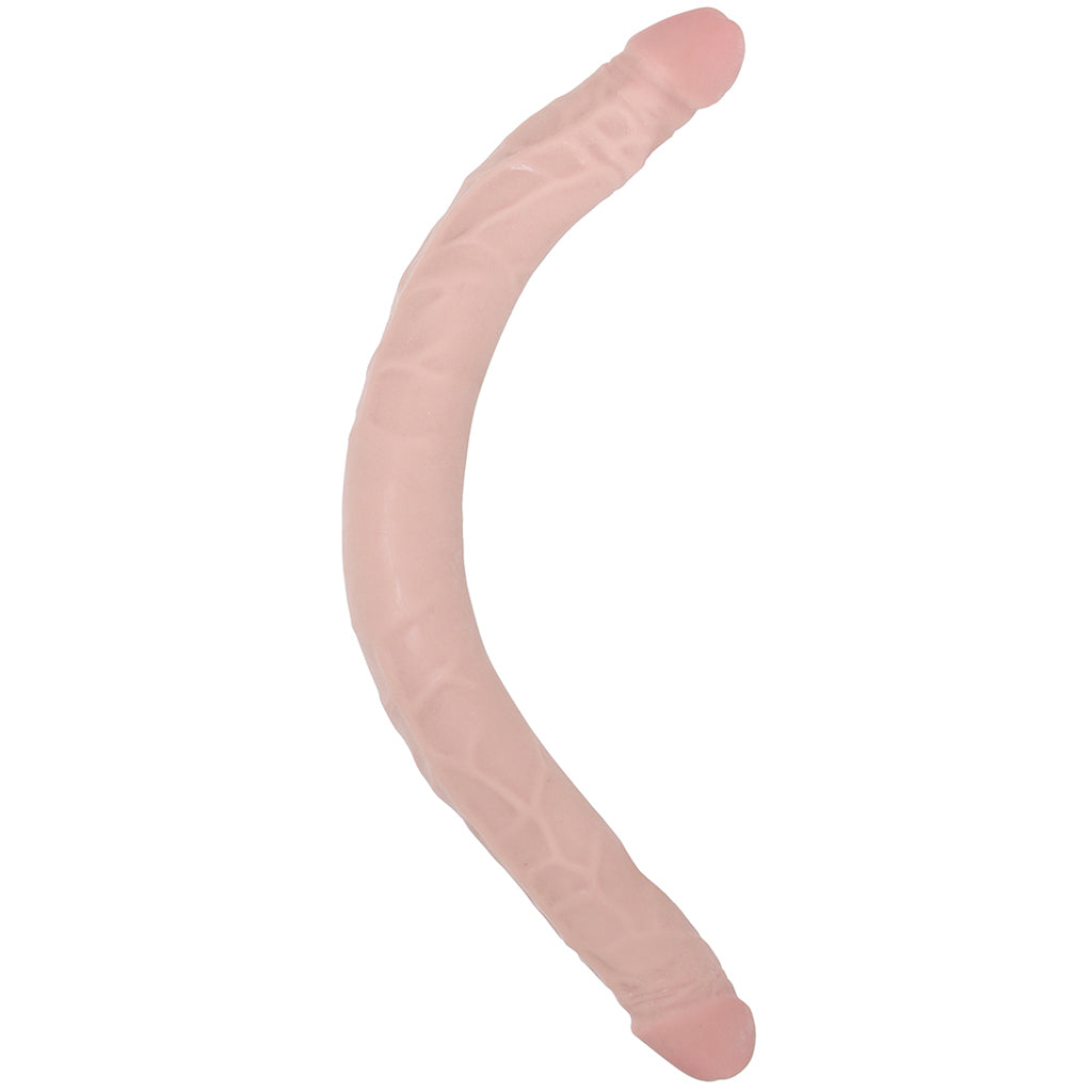 Dr. Skin+ 16.5 Inch Posable Silicone Double Dildo Dildo Sex Toys > Double Ended Dildos - Tophatter Daily Deals