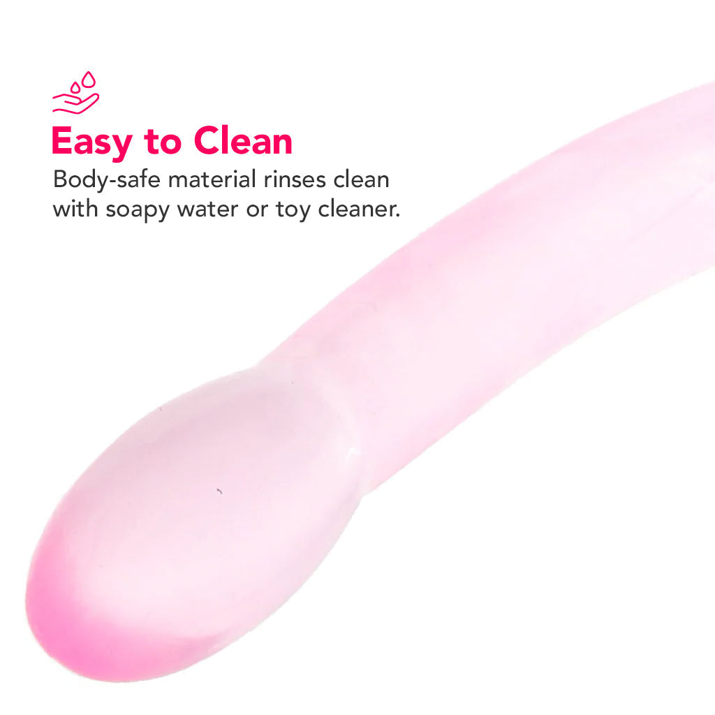 RealRock 17 Inch Double Ended Dildo in Pink Dildo Sex Toys > Double Ended Dildos - Tophatter Daily Deals