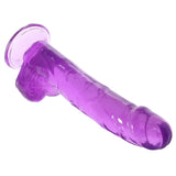 Size Queen 8 Inch Jelly Dildo in Purple Dildo Sex Toys > Realistic Dildos - Tophatter Daily Deals