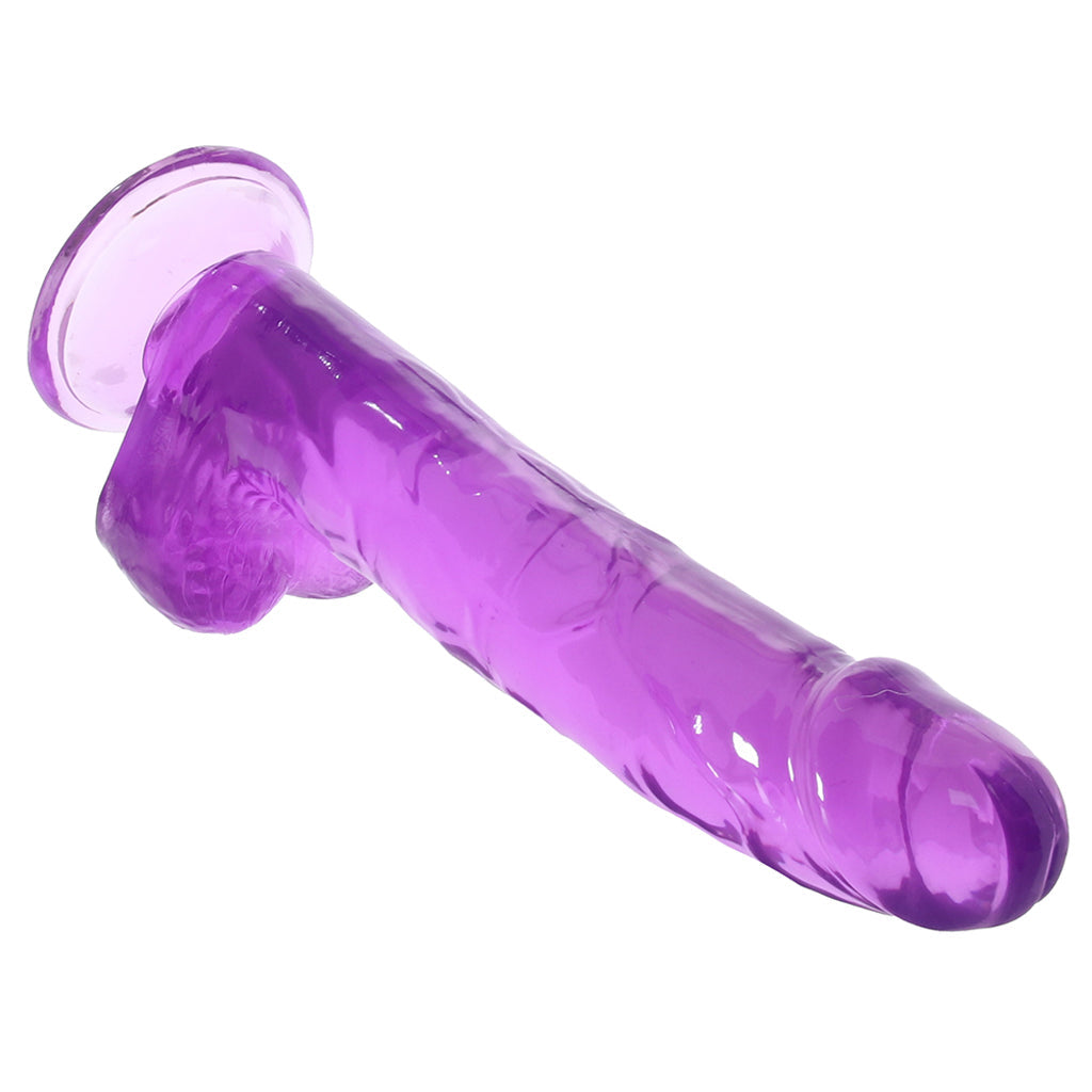 Size Queen 8 Inch Jelly Dildo in Purple Dildo Sex Toys > Realistic Dildos - Tophatter Daily Deals
