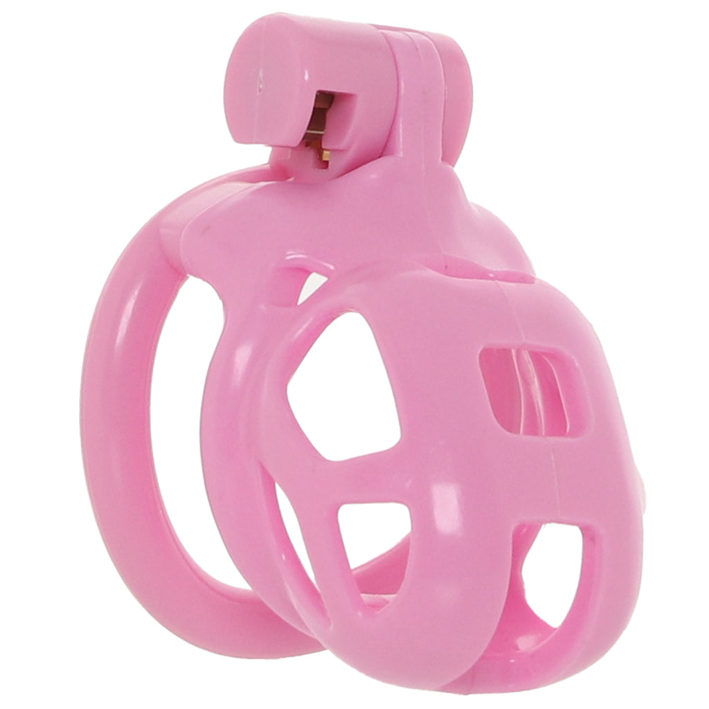 Blueline Small Pink Humiliation Prisoner Cock Cage Bondage and Fetish > Cock and Ball Devices - Tophatter Daily Deals