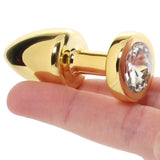 Gemsations 2 Inch Beginners Bling Bling Plug in Gold Anal Sex Toys > Butt Plugs - Tophatter Daily Deals