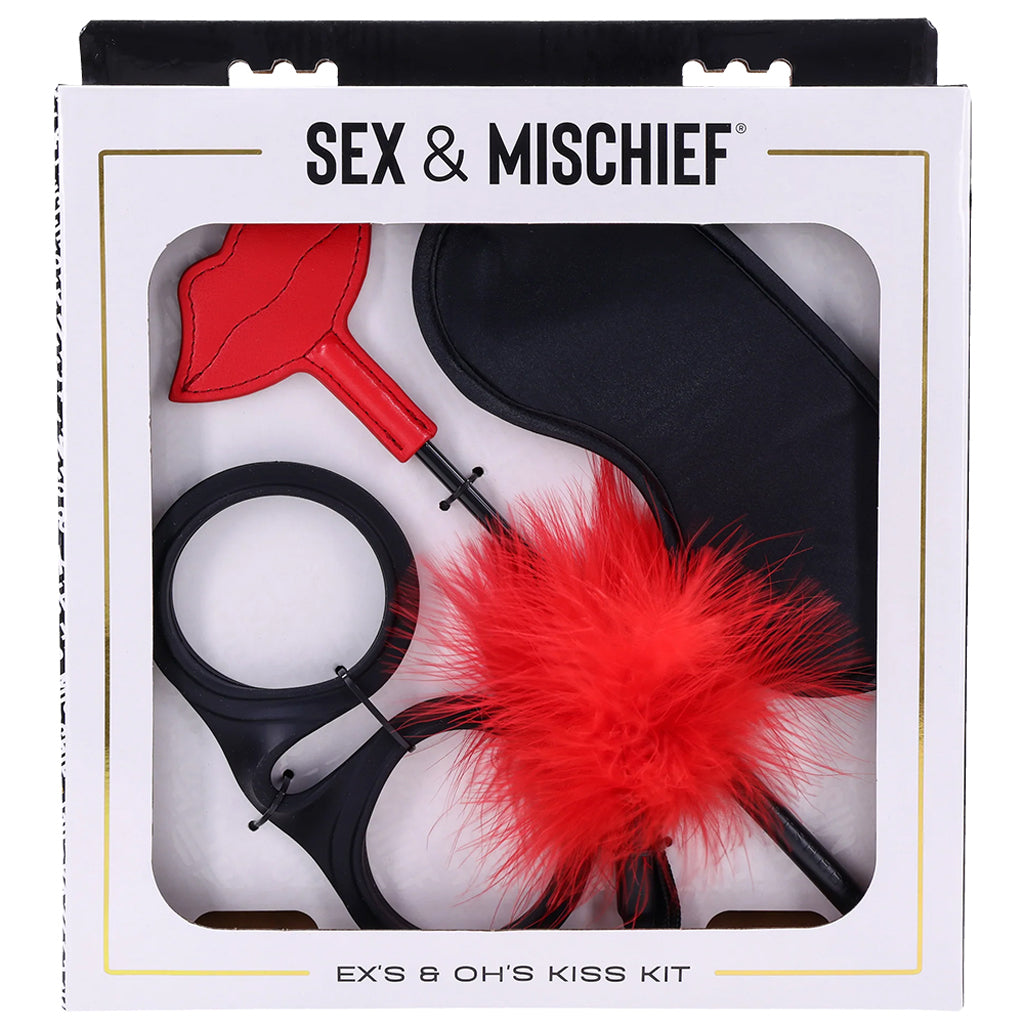 Ex's & Oh's Kiss Kit Bondage and Fetish > Starter BDSM Kits - Tophatter Daily Deals