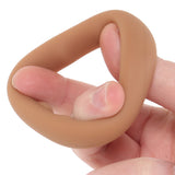 Gunner Liquid Silicone Super Stretch C-Ring in Tan Cock Rings - Tophatter Daily Deals