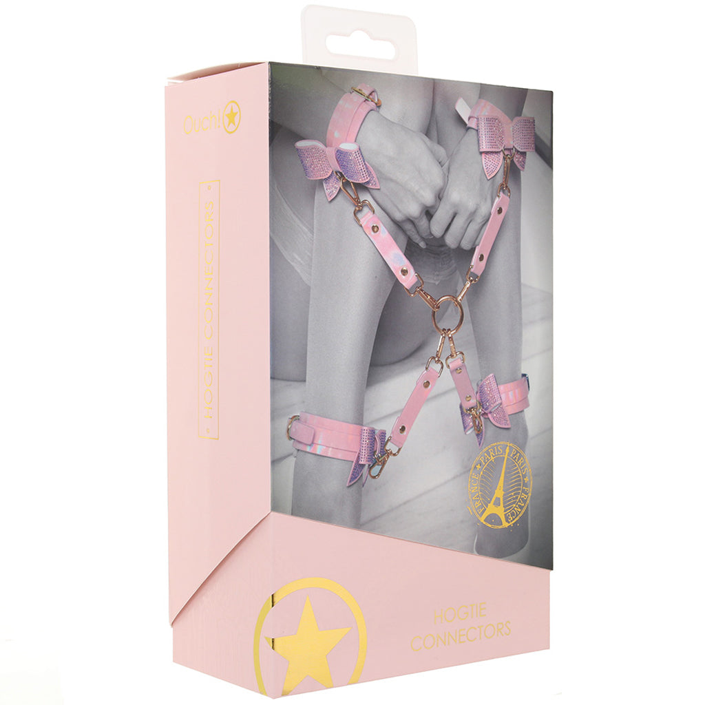 Ouch! Paris Collection Hogtie Connectors in Pink Bondage and Fetish > Restraints - Tophatter Daily Deals
