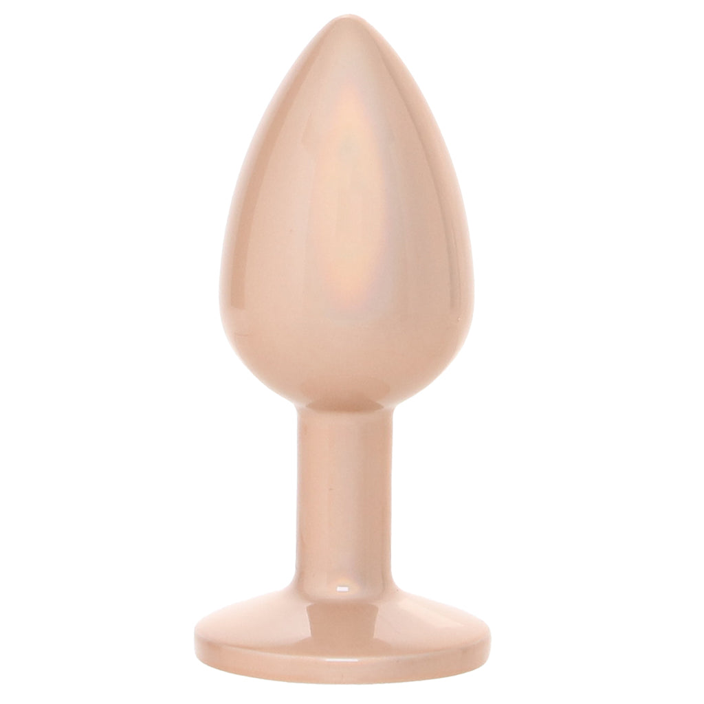 Rear Assets Small Metal Butt Plug in Champagne - Tophatter's Adult Sex Toys Online Anal Sex Toys > Butt Plugs - Tophatter Daily Deals