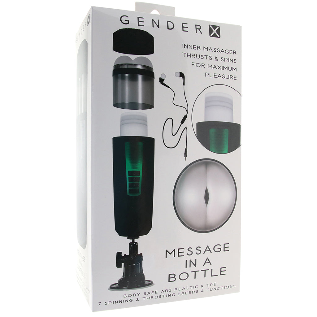 Gender X Message In A Bottle Auto Stroker Male Masturbators > Auto Strokers - Tophatter Daily Deals