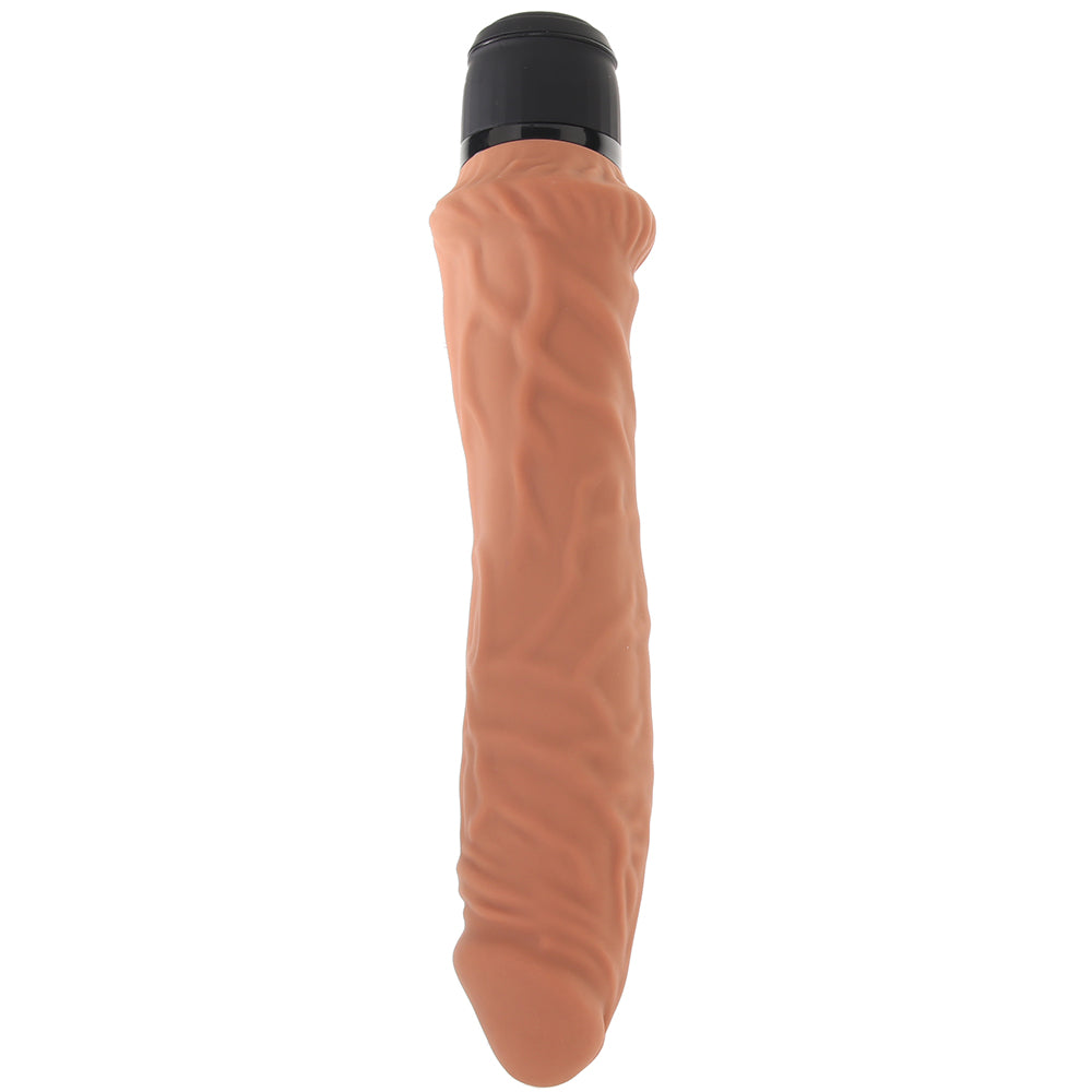 PowerCock 8 Inch Girthy Realistic Vibe in Mocha - Tophatter's Adult Sex Toys Online Vibrators > Realistic Vibrator Dildos - Tophatter Daily Deals