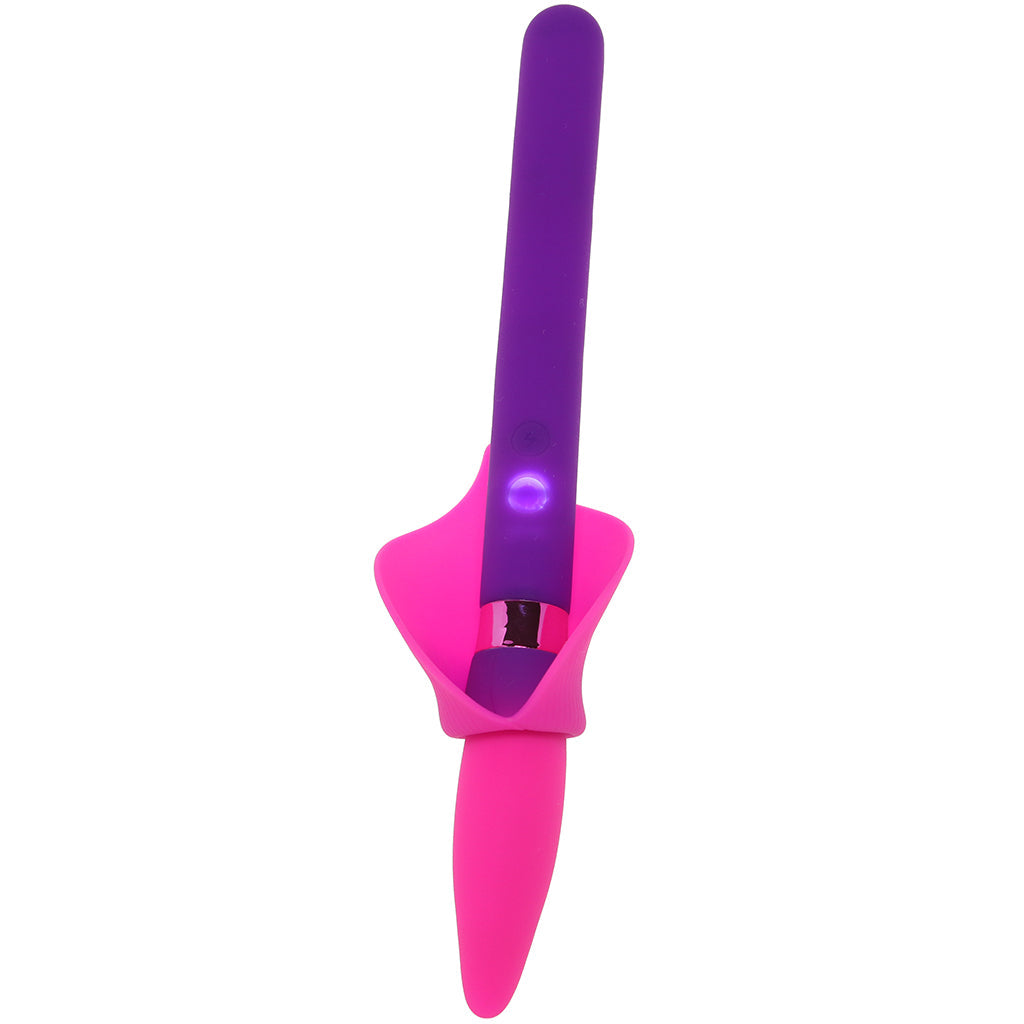 Vala Fiercely Powerful Silicone Flower Vibe in Purple Vibrators > Clitoral Stimulators - Tophatter Daily Deals