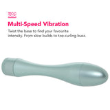 Teardrop Waterproof Probe Vibe in Green Vibrators > Traditional Vibrators - Tophatter Daily Deals