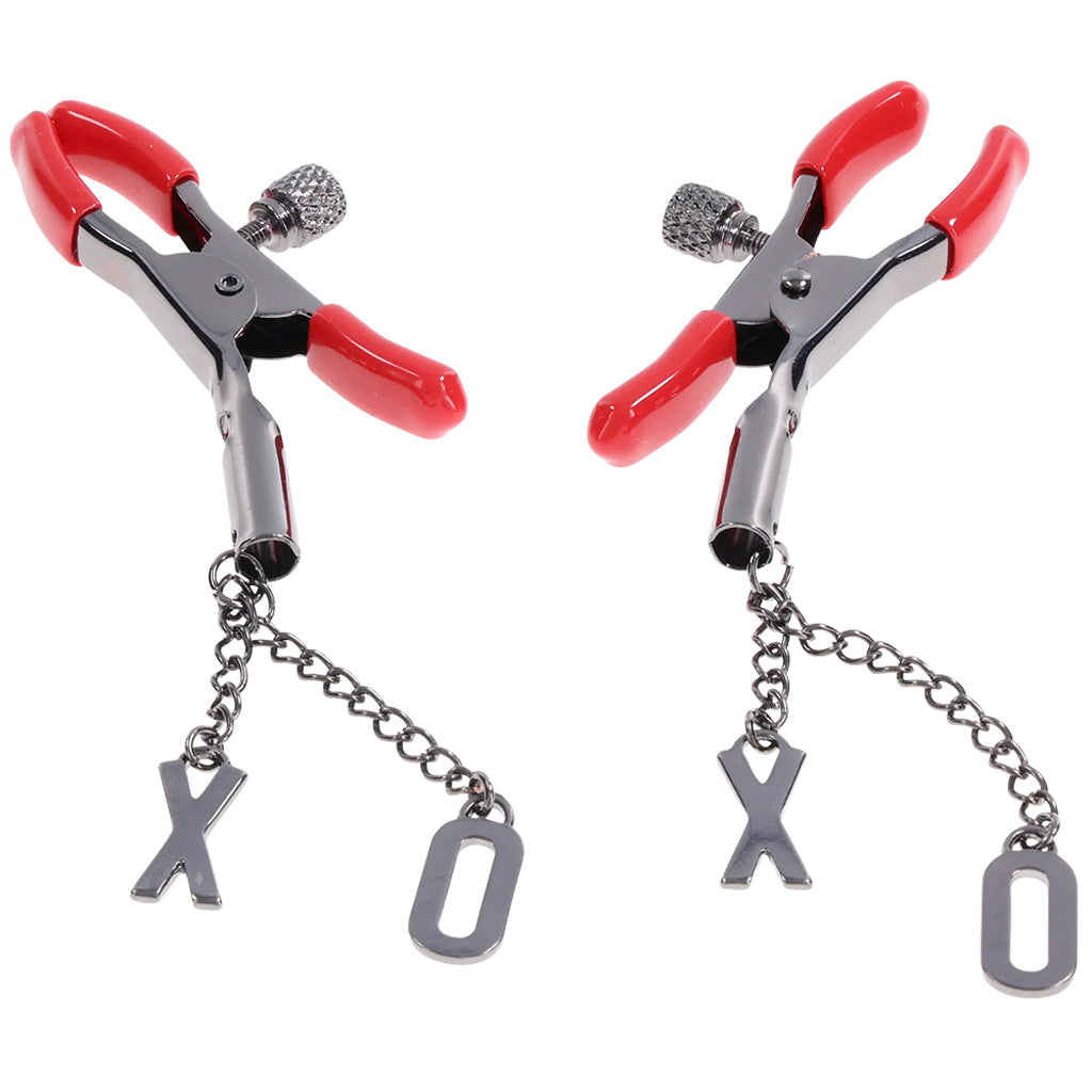 Ex's & Oh's Nipple Clamps Bondage and Fetish > Nipple Stimulators & Clamps - Tophatter Daily Deals
