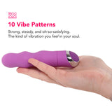 8 Function Classic Chic Wave Vibe in Purple Vibrators > G-Spot Vibrators - Tophatter Daily Deals