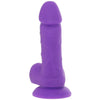 PinkCherry Premium 6 Inch Purple Silicone Ballsy Dildo Dildo Sex Toys > Realistic Dildos - Tophatter Daily Deals