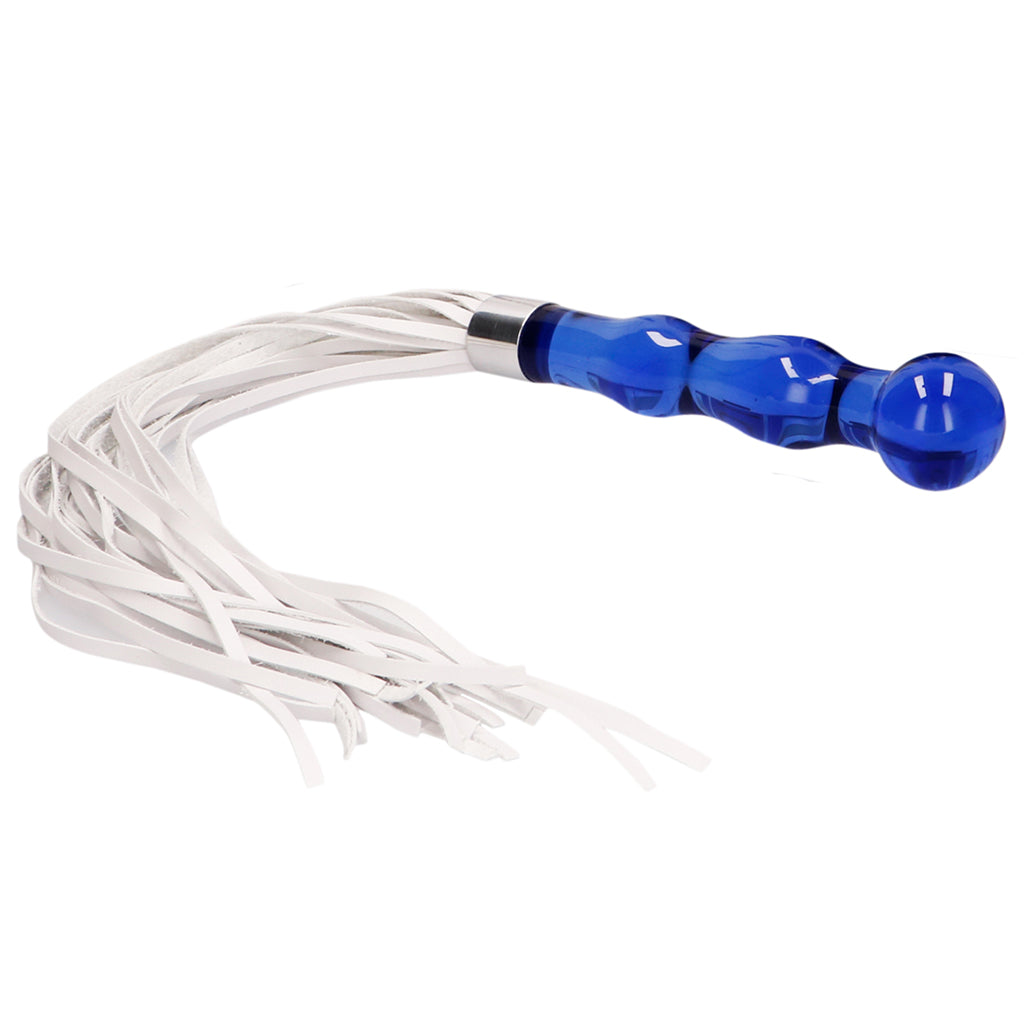 Chrystalino Whipster Glass Handled Flogger Bondage and Fetish > Whips and Crops - Tophatter Daily Deals