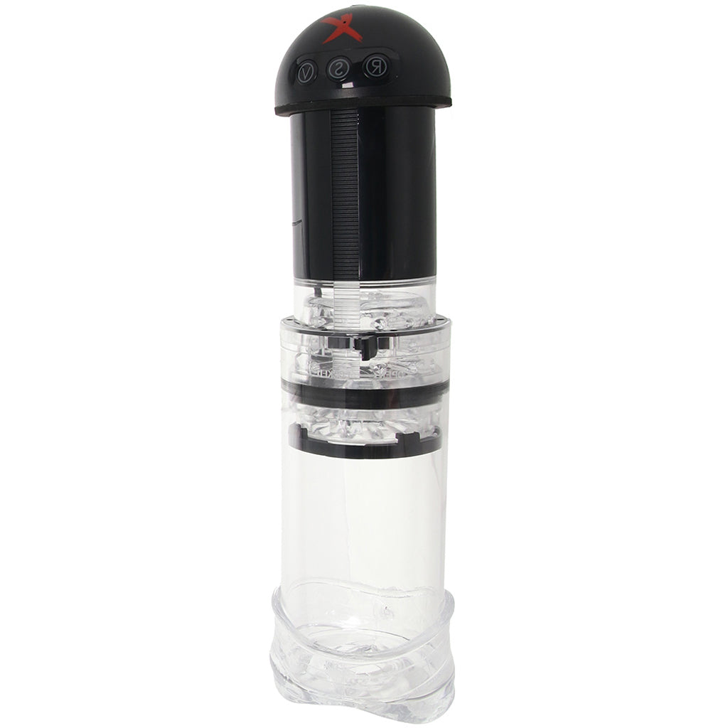 PDX Elite Extender Pro Vibrating Pump Stroker - Tophatter's Adult Products Male Masturbators > Auto Strokers - Tophatter Daily Deals