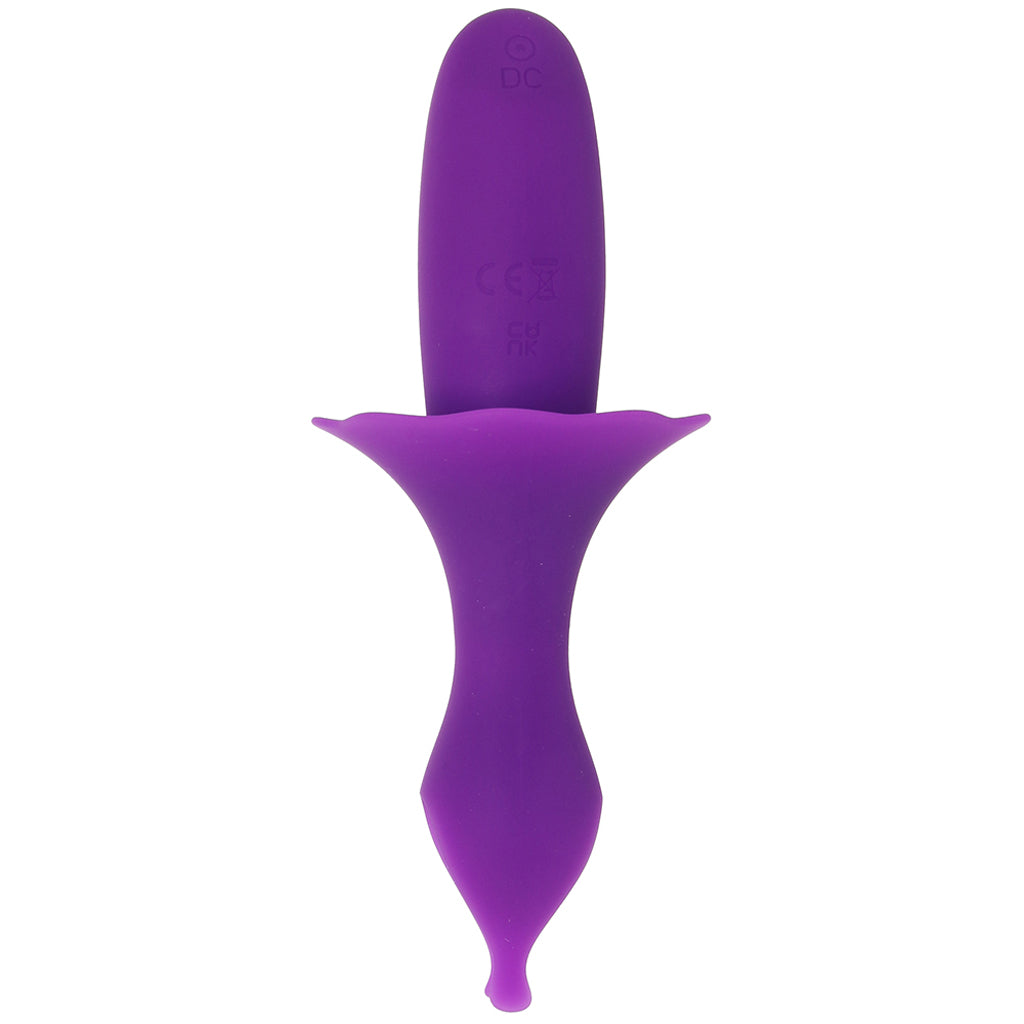 Sienna Fluttering Silicone Vibe in Purple - Tophatter's Adult Sex Toys Online Vibrators > Clitoral Stimulators - Tophatter Daily Deals