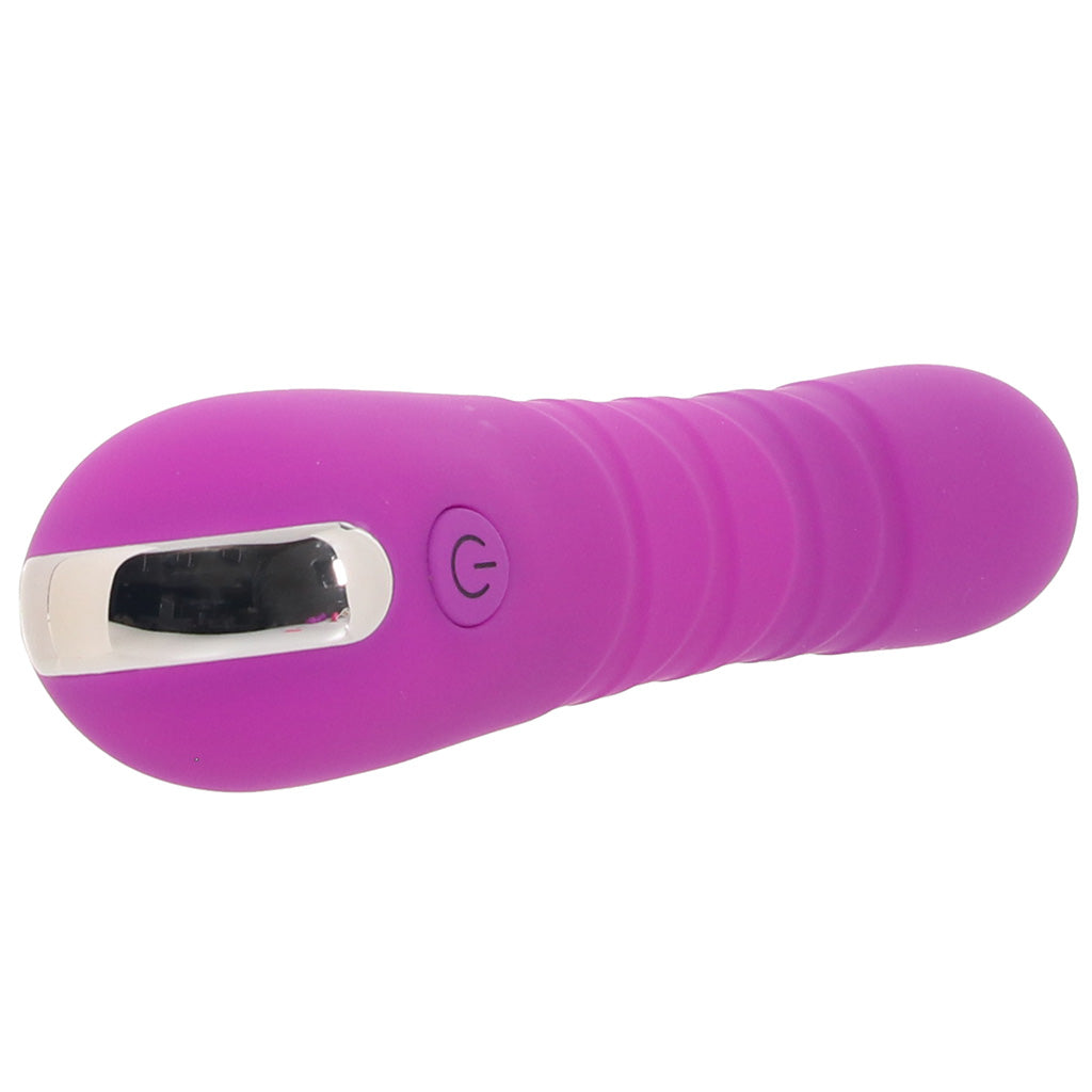 Bang! Thrusting Silicone Vibe in Purple Vibrators > G-Spot Vibrators - Tophatter Daily Deals