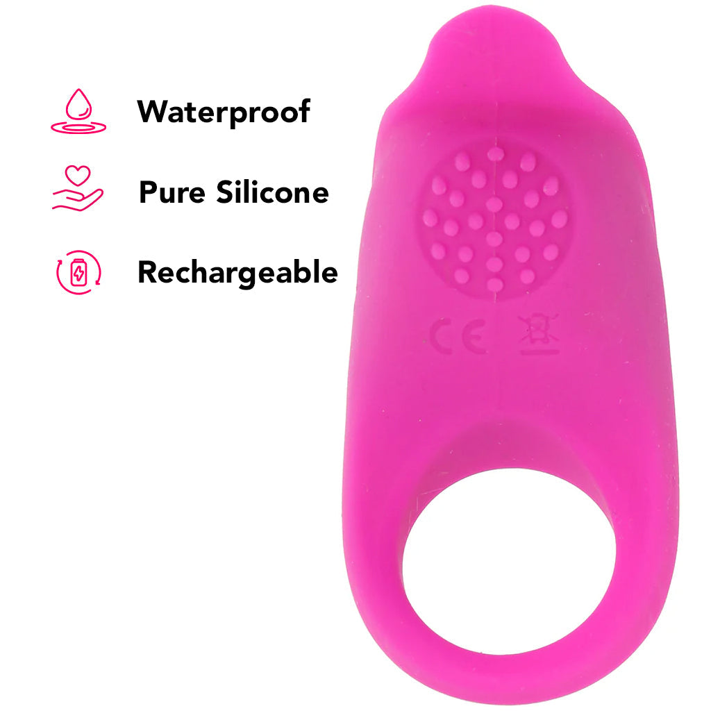 PinkCherry Put a Ring On It Rechargeable Ring Cock Rings - Tophatter Daily Deals