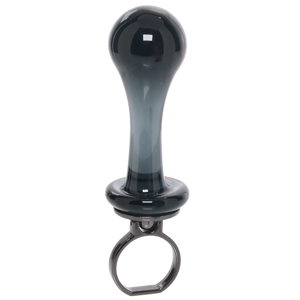 Gender X Blow Pop Glass Plug in Black Anal Sex Toys > Butt Plugs - Tophatter Daily Deals