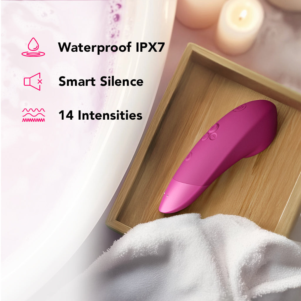 Womanizer Enhance Pleasure Air Vibe in Pink - Tophatter's Adult Sex Toys Online Vibrators > Clitoral Suction & Stimulation - Tophatter Daily Deals