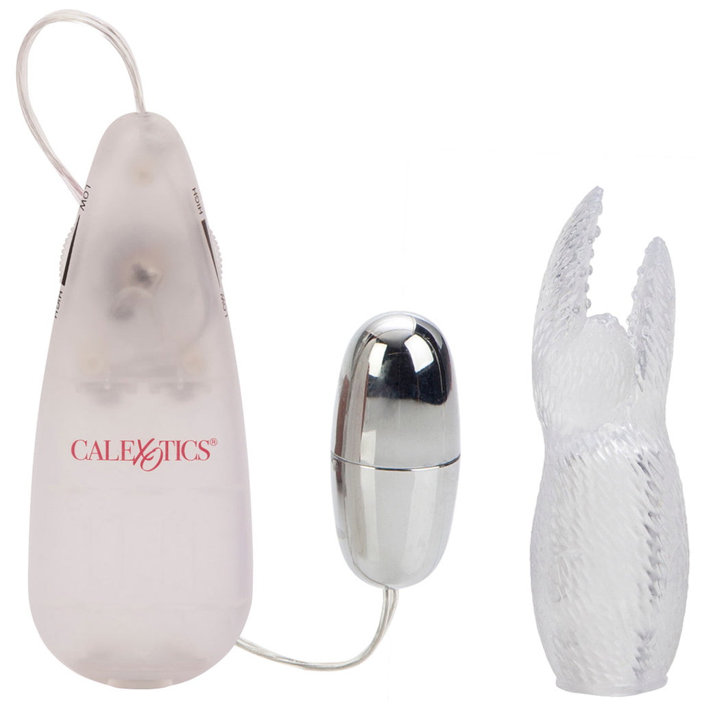 Hi-Intensity Snow Bunny Vibe in Clear Vibrators > Bullet and Egg Vibrators - Tophatter Daily Deals