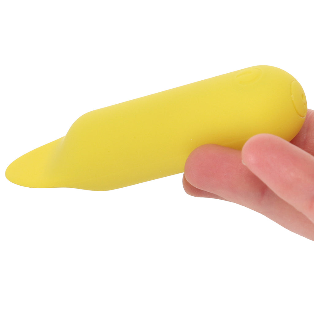 Tawni Silicone Flickering Bullet Vibe in Yellow - Tophatter's Adult Sex Toys Online Vibrators > Bullet and Egg Vibrators - Tophatter Daily Deals