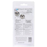 Metallic Weighted Steel Orgasm Balls in Silver Kegel, Ben Wa and Pelvic Health Tools - Tophatter Daily Deals