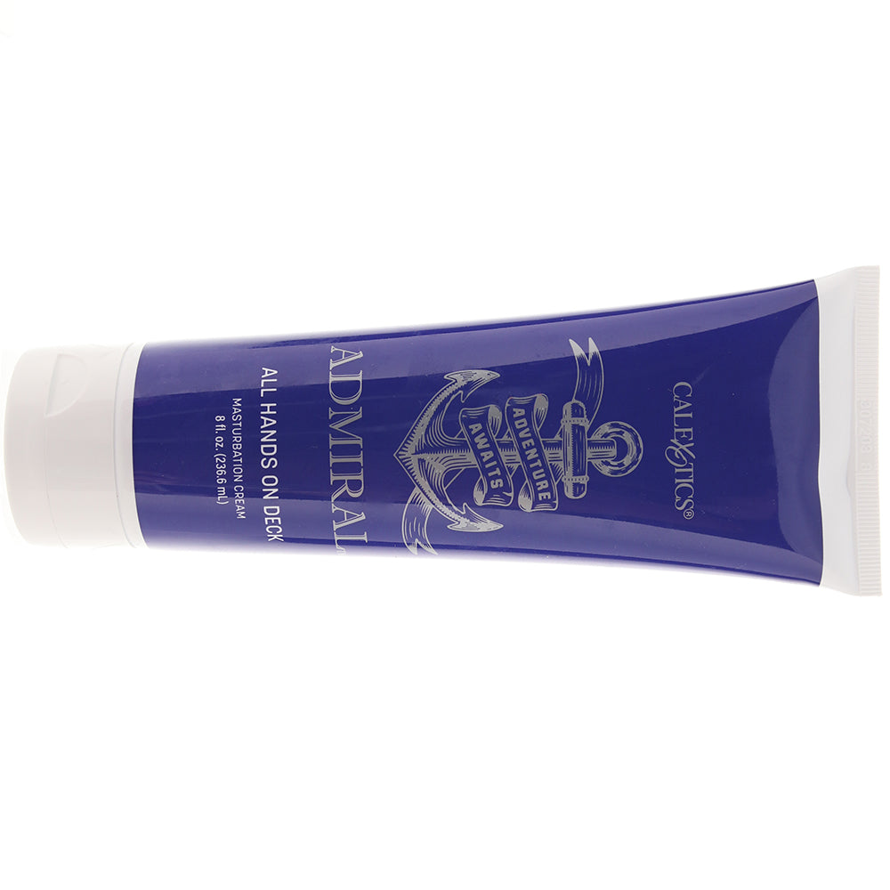 Admiral All Hands On Deck Masturbation Cream in 8oz/236ml Lubes and Lotions > Oil Based Sex Lubes - Tophatter Daily Deals