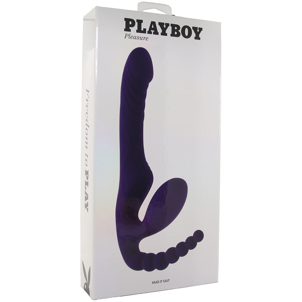 Playboy Hug It Out Strapless Strap-on Vibe Vibrators > Strap-On & Wearable - Tophatter Daily Deals