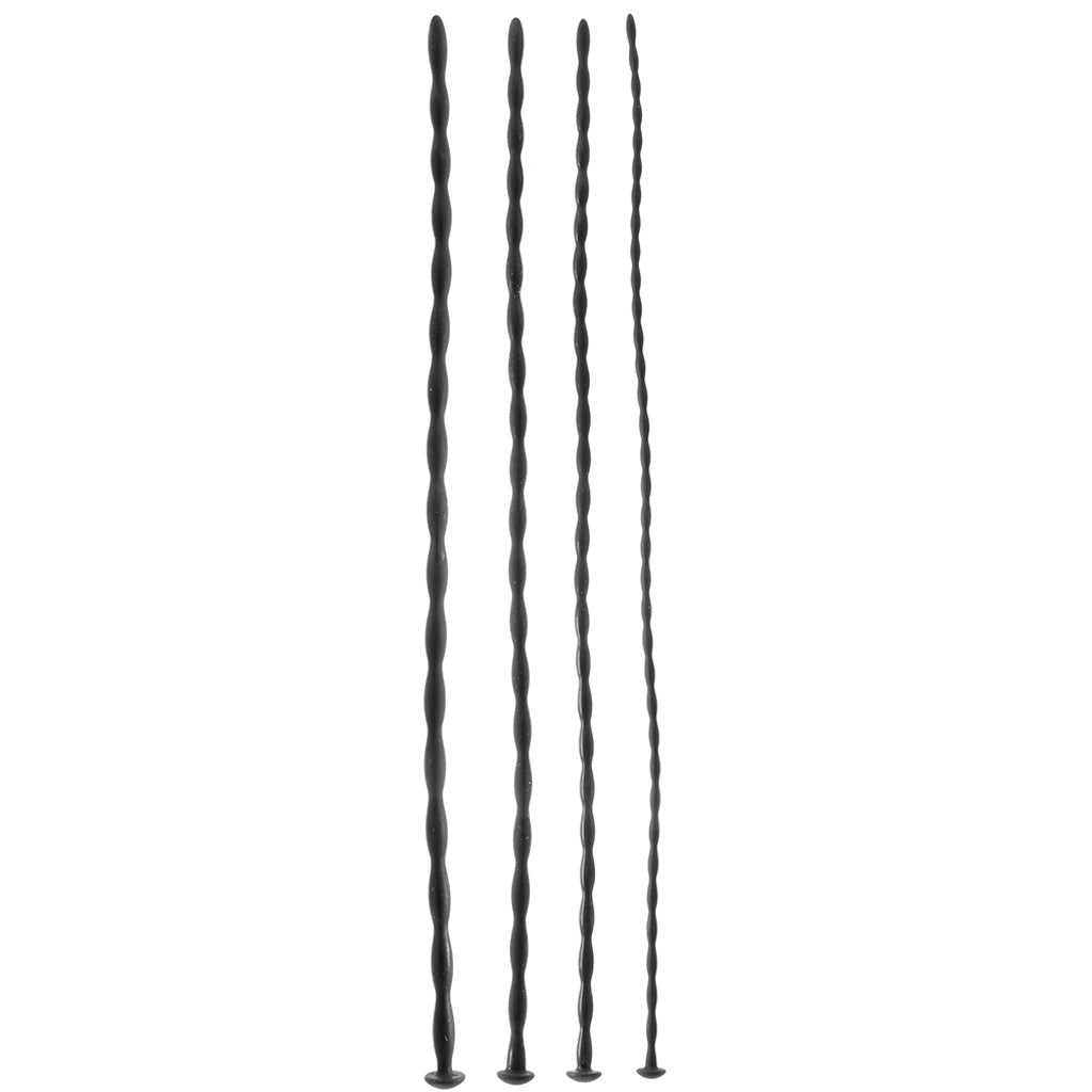Ouch! Beginner Silicone Spiral Screw Sounding Set Bondage and Fetish > Cock and Ball Devices - Tophatter Daily Deals