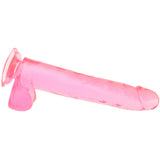 Size Queen 10 Inch Jelly Dildo in Pink Dildo Sex Toys > Realistic Dildos - Tophatter Daily Deals