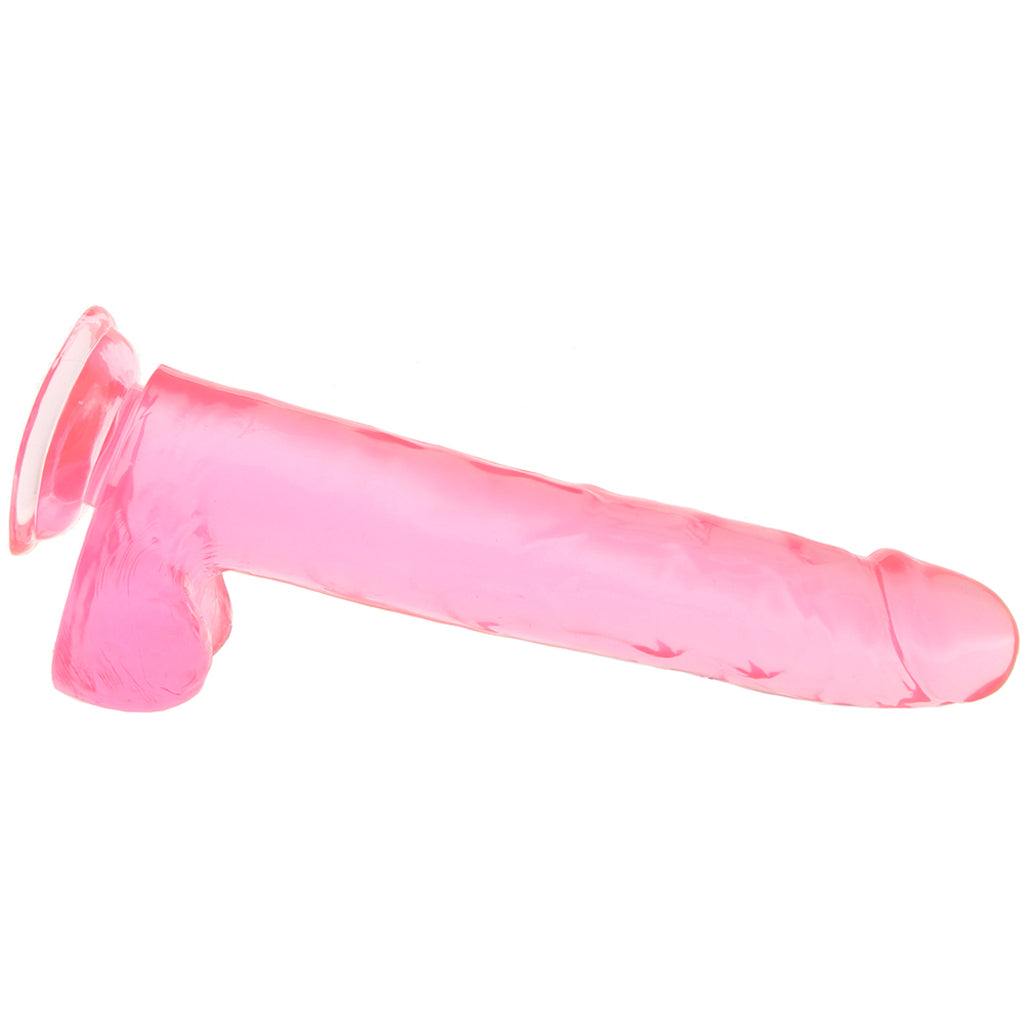 Size Queen 10 Inch Jelly Dildo in Pink Dildo Sex Toys > Realistic Dildos - Tophatter Daily Deals