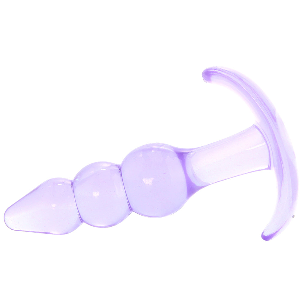 Jelly Rancher Ripple T Butt Plug in Purple - Tophatter's Adult Products Anal Sex Toys > Butt Plugs - Tophatter Daily Deals