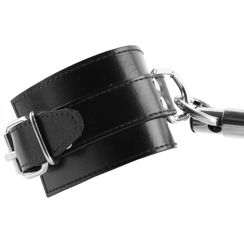 Adjustable Leg Spreader Bar in Black - Tophatter's Adult Products Bondage and Fetish > Restraints - Tophatter Daily Deals