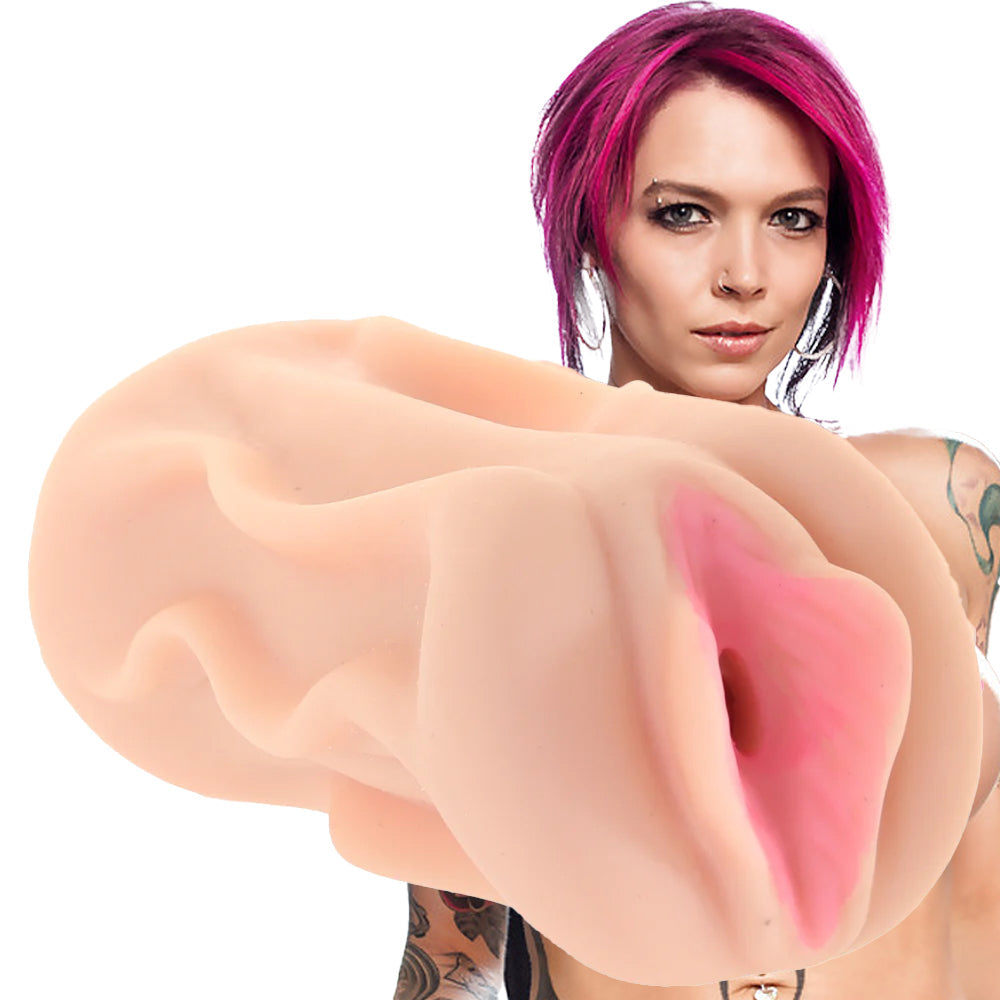 Anna Bell Peaks Pussy Stroker - Tophatter's Adult Sex Toys Online Male Masturbators > Pocket Strokers - Tophatter Daily Deals